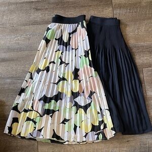 Calvin Klein & H&M Flowy Midi Skirt Bundle - 2 Skirts